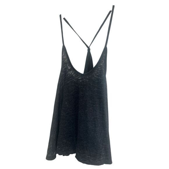 ✨Free People We The Free Gray Sandy Tank Sz Medium Top✨ - Picture 6 of 10